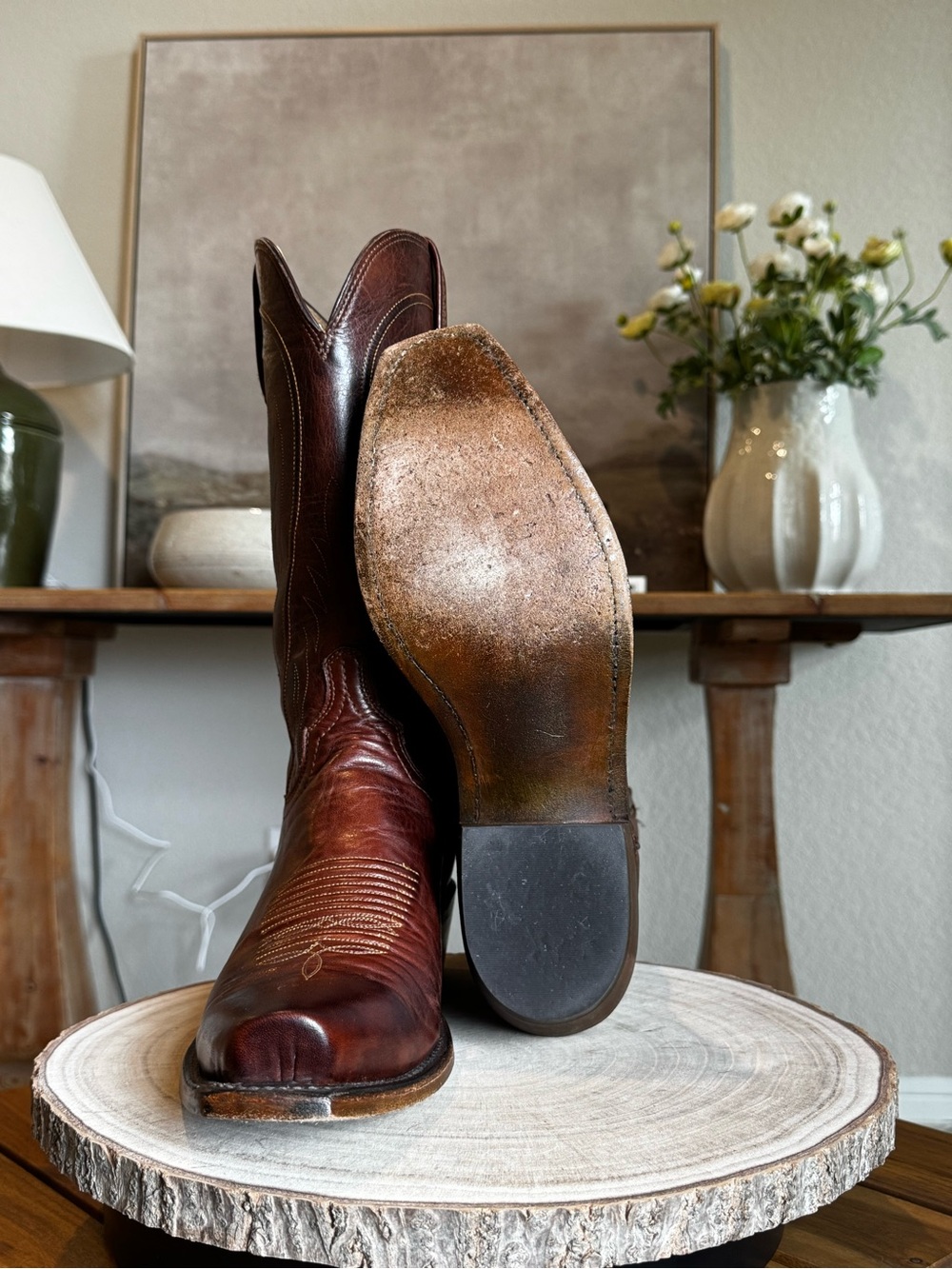 Lucchese Bart | Brown Calf Leather | 9D - Picture 2 of 9